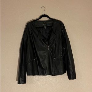 Lane Bryant Faux Leather Jacket